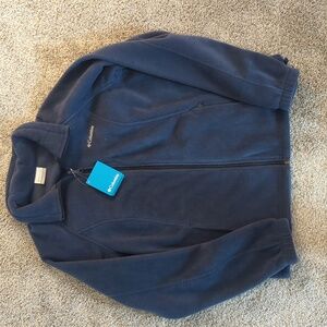 Columbia women's Benton springs full zip fleece jacket blue new with tags